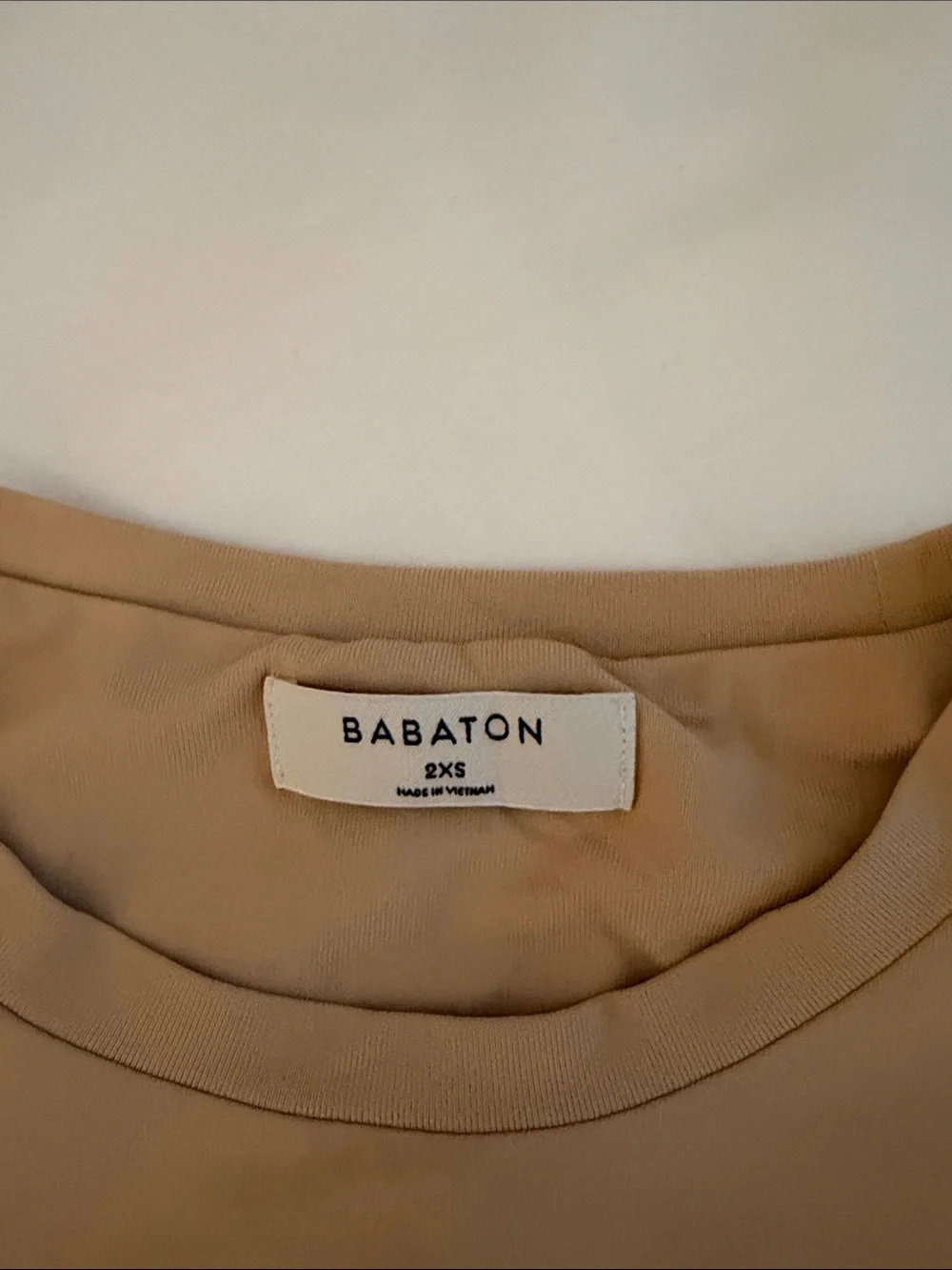 Babaton Kids Sleeveless One-Piece Bodysuit in Camel Tan